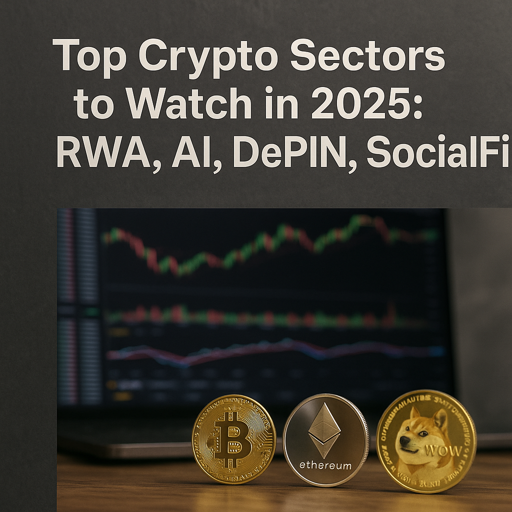 🔥 Top Crypto Sectors to Watch in 2025: RWA, AI, DePIN, SocialFi & the Rise of Real Utility